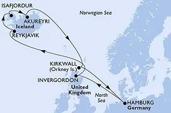 krstarenje svalbard island north cape irska irska